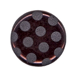 Dark Copper Pendant w/Sand Blasted Circle Pattern