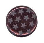 Dark Copper Pendant w/Sand Blasted Star Pattern