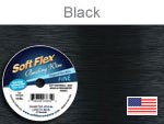 SOFT FLEX WIRE .014 DIA. 100 FT. STRAND BLACK ONYX