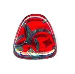 Transparent Siam Vitrail Pendant