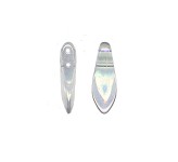 Crystal AB Double Drilled Dagger