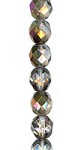 6mm Fire Polish - Crystal Carnival