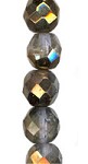 8mm Fire Polish - Alexandrite Half Copper 
