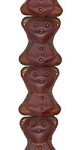 Transparent Dark Topaz Matte Teddy Bear