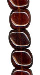 Transparent Brown Pillow Bead