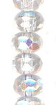 5x3 Gem Cut Rondell: Crystal AB