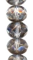 9x6 Gem Cut Rondell: Crystal Azuro