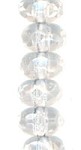 5x3 Gem Cut Rondell: Crystal