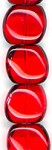 Transparent Red Pillow Bead
