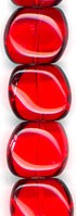 Transparent Red Pillow Bead