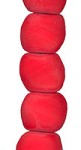Red Matte Pillow Bead