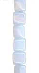 Thin White Opal Square