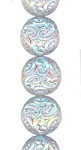 Crystal AB Ornamental Button Bead