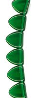 Transparent Dark Green Triangle