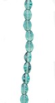 Transparent Lt. Teal Pinch Bead