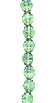 Transparent Peridot Pinch Bead