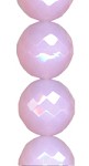 Lt. Pink Opal 17mm Faceted