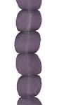 Small Transparent Purple Lava Rock Pillow Bead