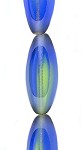 Transparent Sapphire/Peridot Table Cut Elongated Oval