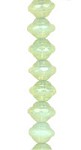 Lt. Yellow Opal Saucer w/Faceted Middle