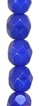 6mm Fire Polish - Opaque Sapphire