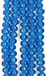 Twisted Rondelle Small - Aqua 5x6mm