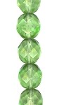 8mm Fire Polish - Transparent Peridot