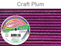 ECONOFLEX WIRE .019 DIA. 30 FT (9M) 1X7 STRAND PLUM