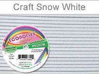 ECONOFLEX WIRE .019 DIA. 30 FT (9M) 1X7 STRAND SNOW WHITE