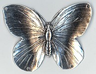 Antique Silver Butterfly