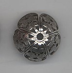 Antique Silver Large Bead Cap