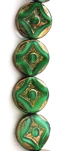 Green/Bronze Diamond Table Cut Disc