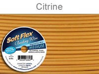 SOFT FLEX WIRE .019 DIA. 100 FT. 49 STRAND CITRINE