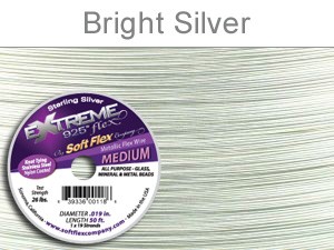 SOFT FLEX EXTREME .019 DIA. 500 FT. 19 STRAND STERLING SILVER