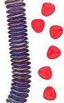 Petal - Transparent Amethyst Rainbow Iris 7mm