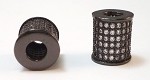 CZ Inlay Pave Bead - Barrel - Gun Metal Black