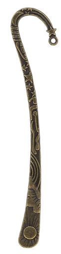 Sun/Stars Brass Bookmark