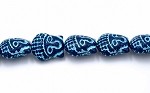 Buddha, Navy/Aqua 1 Strand