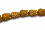 Buddha, Yellow Ochre/Gold 1 Strand