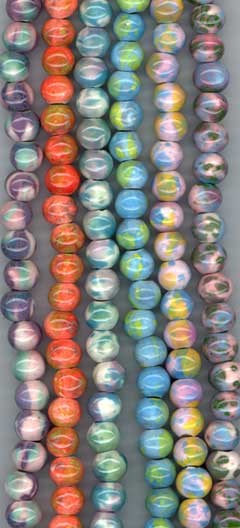 Ceramic Round Bead Mix - 12mm 
