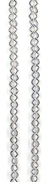 Silver Plated Chain - Square Link - 5mm - CHSP 16 BC01-28