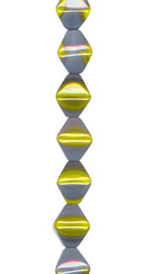 Grey/Chartreuse Bicone
