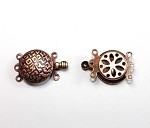 Antique Copper Clasp - 21mm