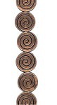 Small Copper Plated Swirl