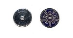 Flat Back Button - Crystal Marea 1