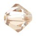 6mm Crystal Golden Shadow 25pcs