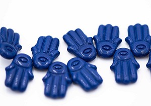 Hamsa Hand, Navy 1 Strand