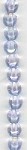 Druk - 4mm Lt. Sapphire AB - 12 Strand Bunch