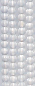 Druk - 4mm Matte Crystal - 12 Strand Bunch