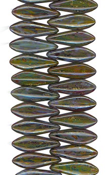 Dagger - Transparent Olive Travertine
